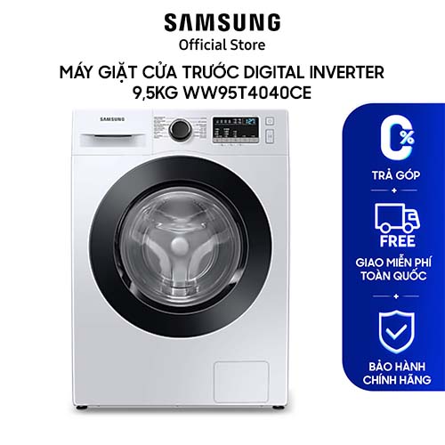 Máy giặt cửa trước Samsung Digital Inverter 9,5kg WW95T4040CE - Hàng chính hãng - Giao toàn quốc