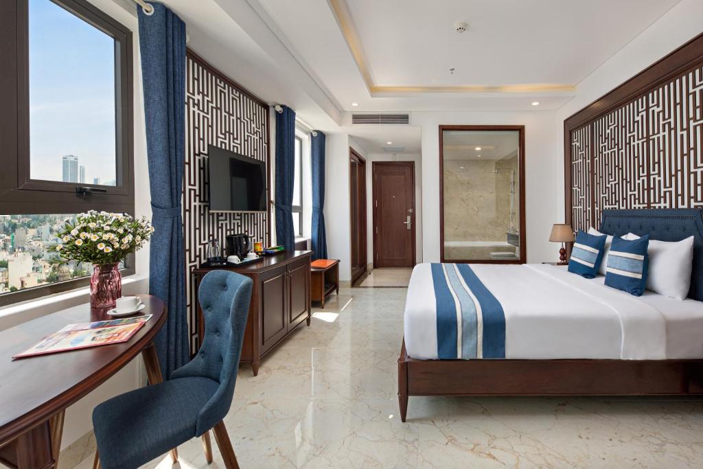 Combo 4N3D KS Eden Ocean View Hotel Đà Nẵng 4 Sao: VMB khứ hồi Hà Nội - Đà Nẵng + Phòng Tiêu Chuẩn + Ăn sáng
