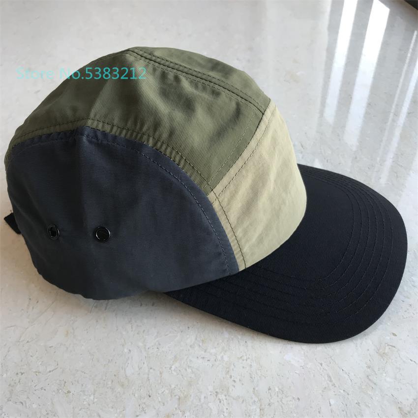 Khối Màu 5 Bảng Nắp Nhẹ Nón Lưỡi Trai Snapback Nam Nữ Trucker Bố Nón Hip Hop Khoác Ngoài Trời Golf Thể Thao áo Chống Nắng