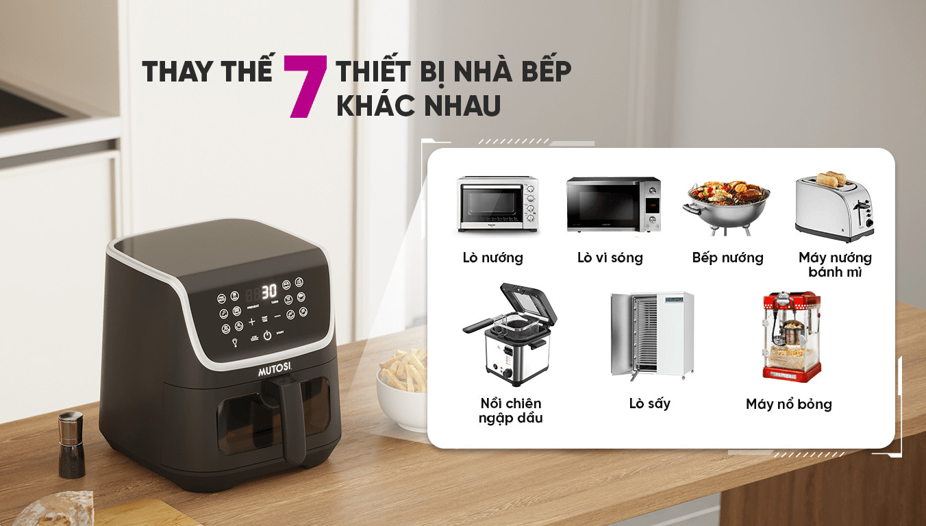 Nồi chiên không dầu MF-T591-Hàng chính hãng