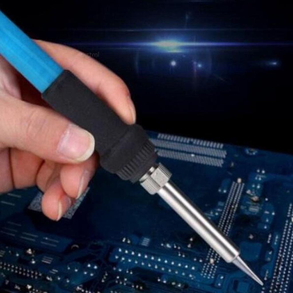 60W Adjustable Temperature Electric Welding Soldering Iron Tool 220V