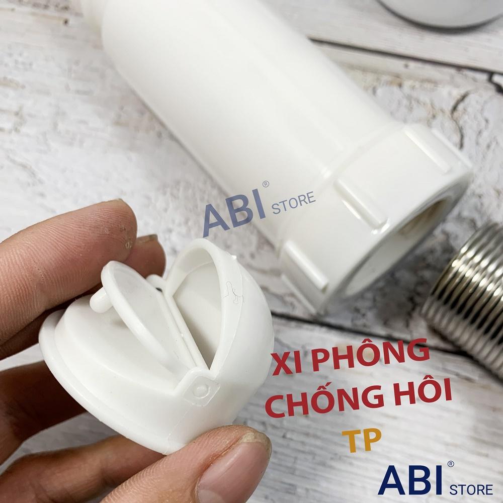 XI PHÔNG CHẬU RỬA LAVABO SUN NHỰA ĐẦU INOX CHỐNG HÔI TP ĐẸP GIÁ RẺ HÀ NỘI DÙNG CHO CHẬU CÓ LỖ XẢ TRÀN