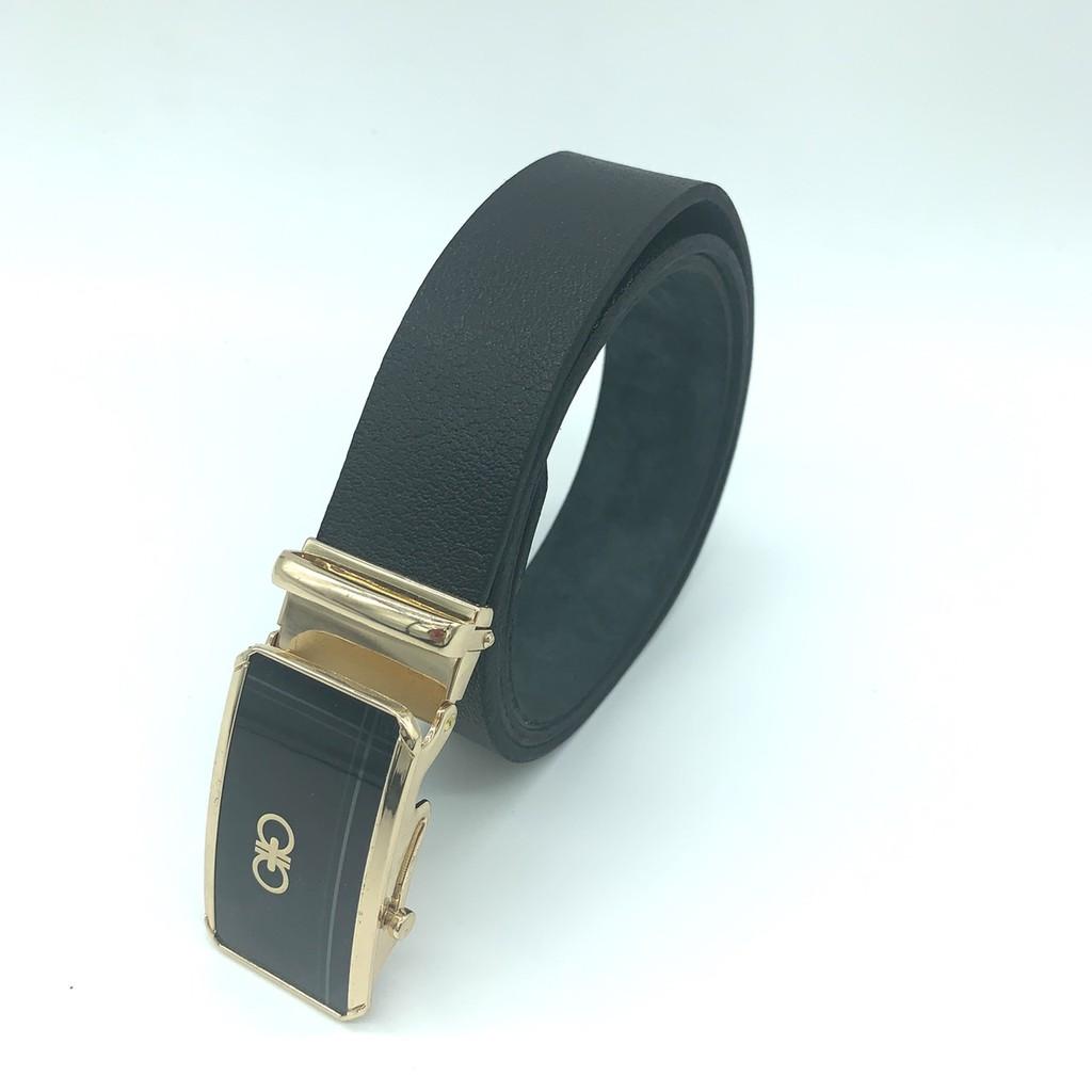 Thắt lưng nam khóa lăn siêu đẹp da thật