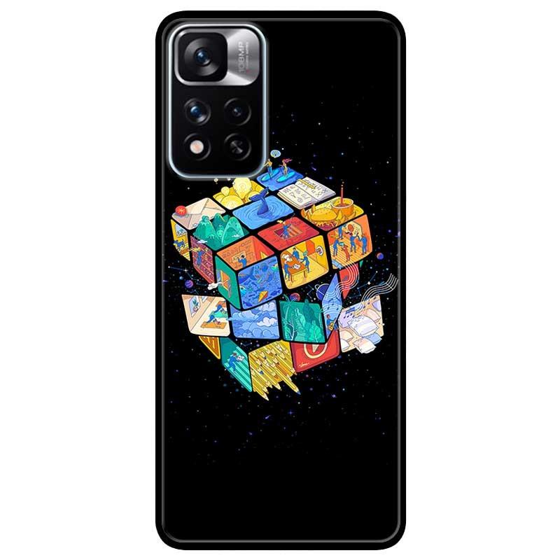 Ốp lưng dành cho Xiaomi Redmi Note 11 Pro 5G  mẫu Rubik Vũ Trụ