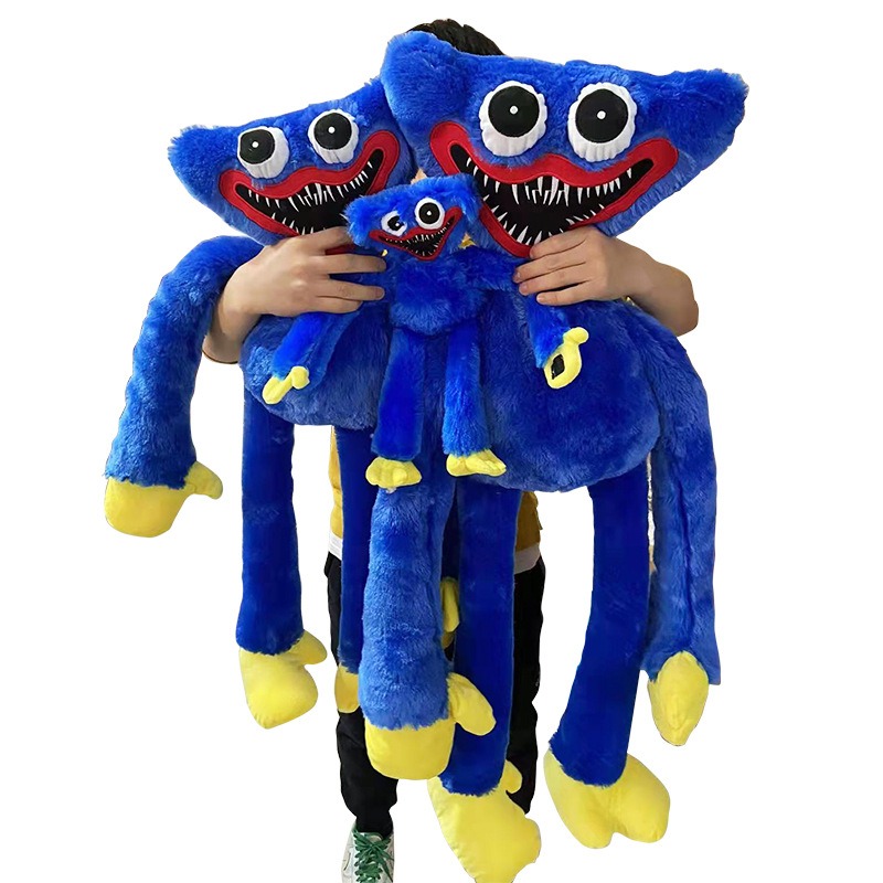 Gấu bông Huggy Wuggy siêu dễ thương – Quà tặng thú nhồi bông nhân vật hoạt hình Poppy Playtime – Nhiều size – Gối ôm cho bé ngủ ngon