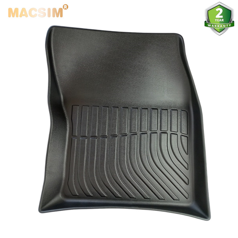 Hàng loại 2 Thảm lót sàn xe ô tô Toyota Cross 2020 - tới nay  chất liệu TPE thương hiệu Macsim màu đen