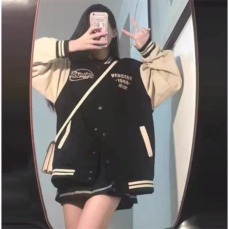 Áo Khoác Bomber Varsity Jacket Bóng Chày VENGENT 1988 Chất Da Lộn Lót Dù Form Rộng Basic Nam Nữ Unisex Couple Ulzzang