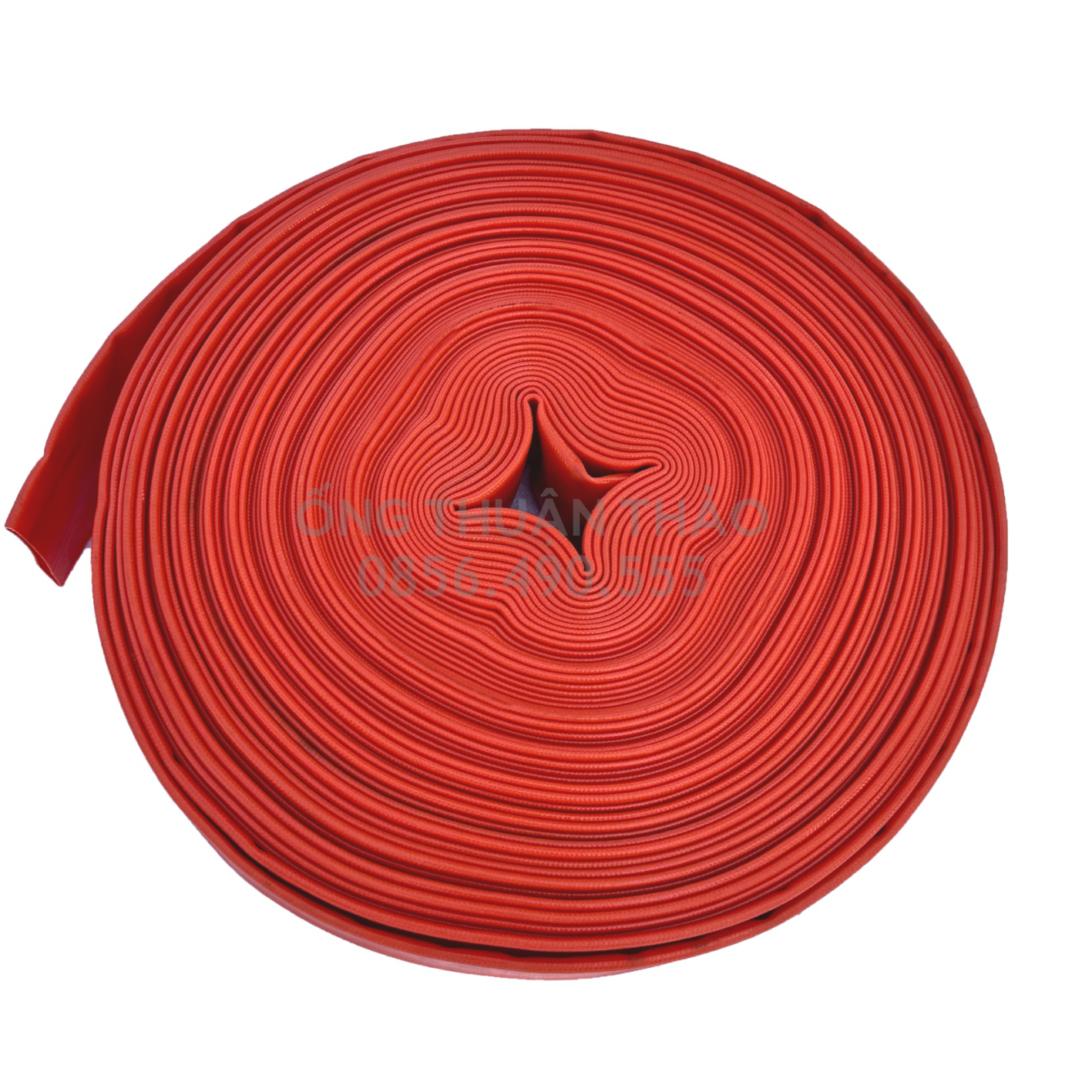 ỐNG BẠT CỐT DÙ PHI 50MM  CAM VÀNG CUỘN 50M - ỐNG BẠT BƠM NƯỚC - ỐNG THUẬN THẢO