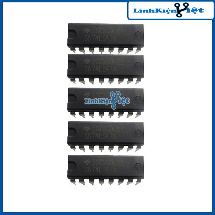 74LS47 BCD to 7-segment Decoder/Driver DIP16