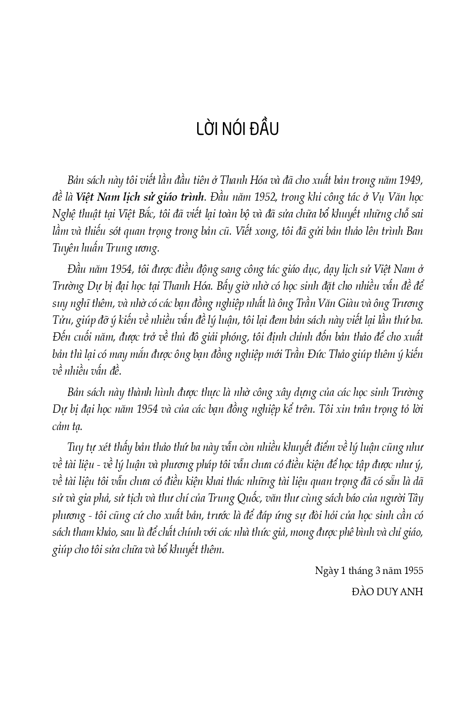 Lịch Sử Việt Nam Từ Nguồn Gốc Đến Cuối Thế Kỷ XIX - Quyển Thượng (Bản in năm 2023)