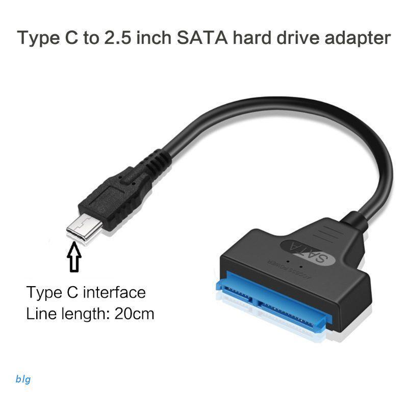 Dây Cáp Chuyển Đổi Usb 3.0 / 2.0 / Type C Sang 2.5 Inch Sata Cho Ổ Cứng 2.5 '' Hdd / Ssd