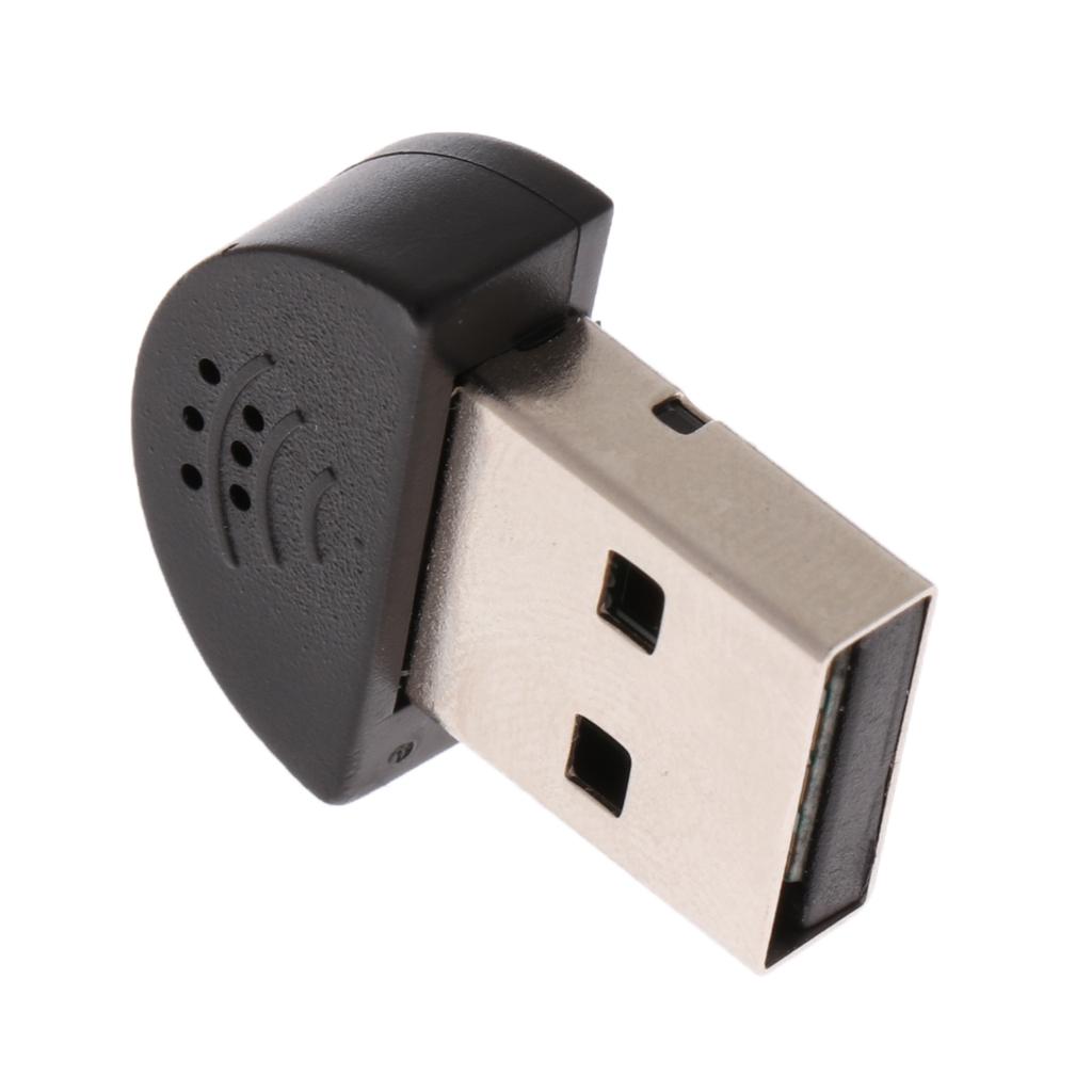 Super Mini USB2.0 Microphone Audio Receiver Mic for Laptop Voice Recognition