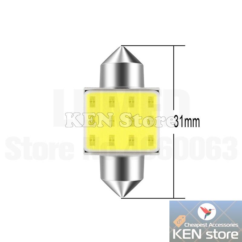 Bóng led trần ô tô, bóng soi biển số chân bóng đũa chip COB