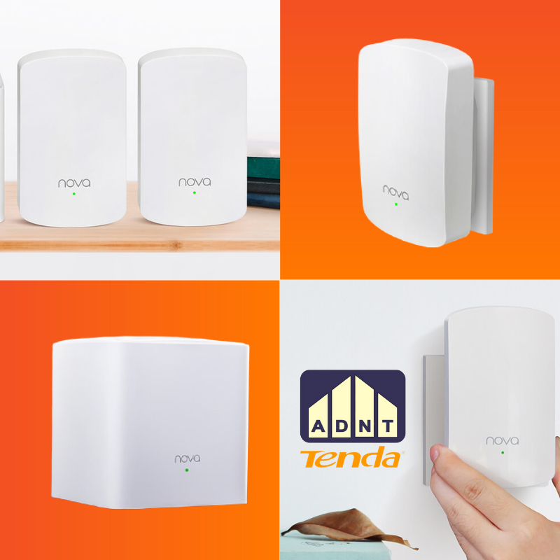 Hệ thống phát wifi tốc độ cao 1200 Mbps băng tần kép Wireless Router Nova MW5 Tenda hàng chính hãng