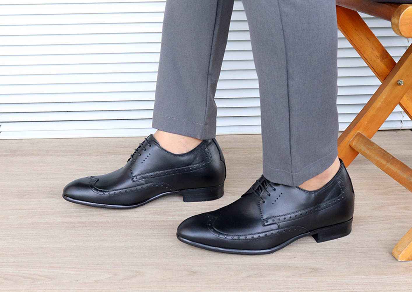 GIÀY ĐỘN TĂNG CHIỀU CAO GIÀY CAO DÀNH CHO NAM GIỚI T&TRA S1074 - CAO 8CM GIÀY ĐỘN NAM CAO VƯỢT TRỘI