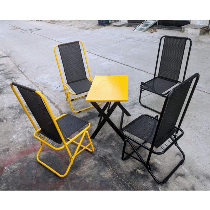 Bàn Xếp Gỗ Cao Su Chữ Nhật 40x60x52