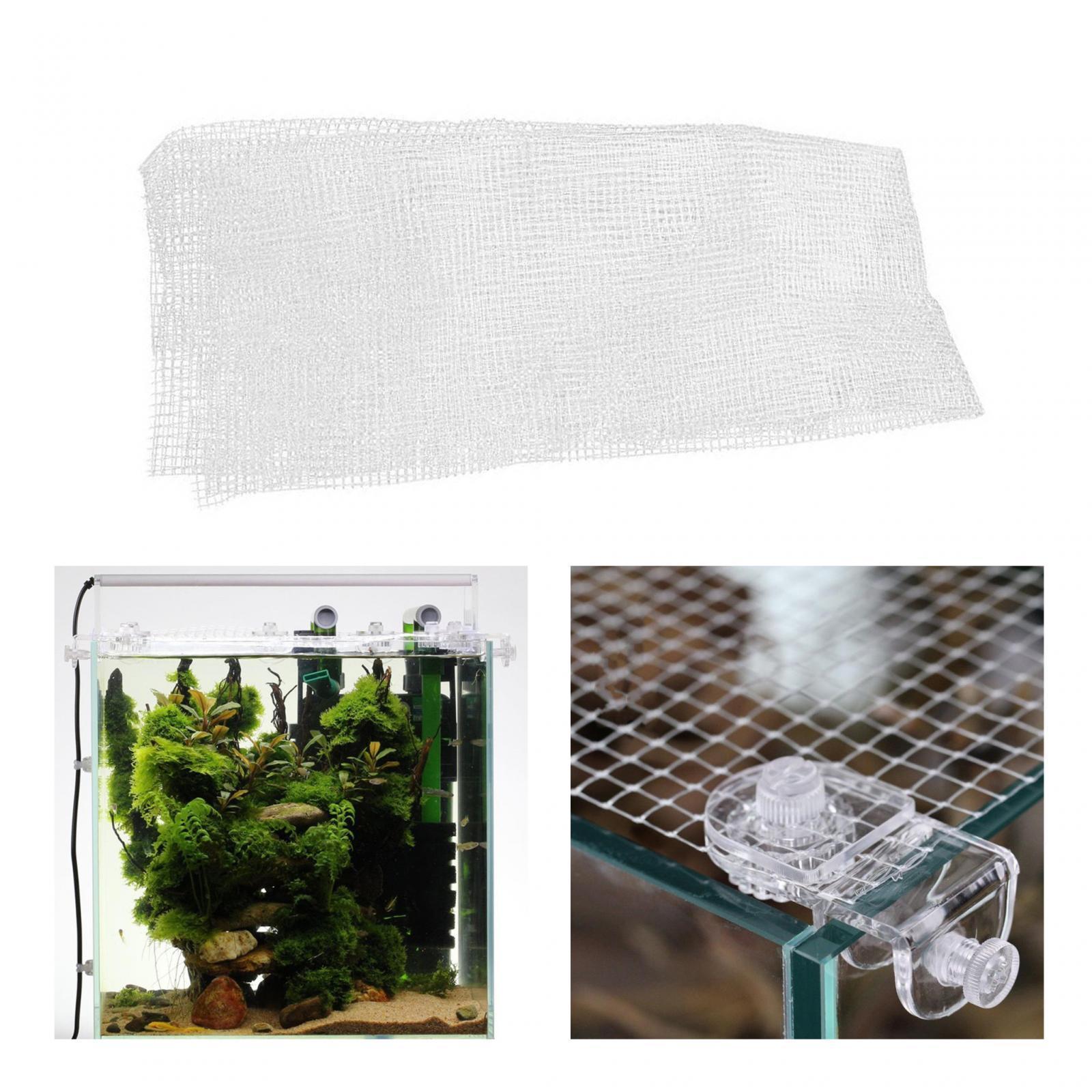 Aquarium Cover Fish Guard Anti-escape Sturdy Clear Aquarium Screen Accessory