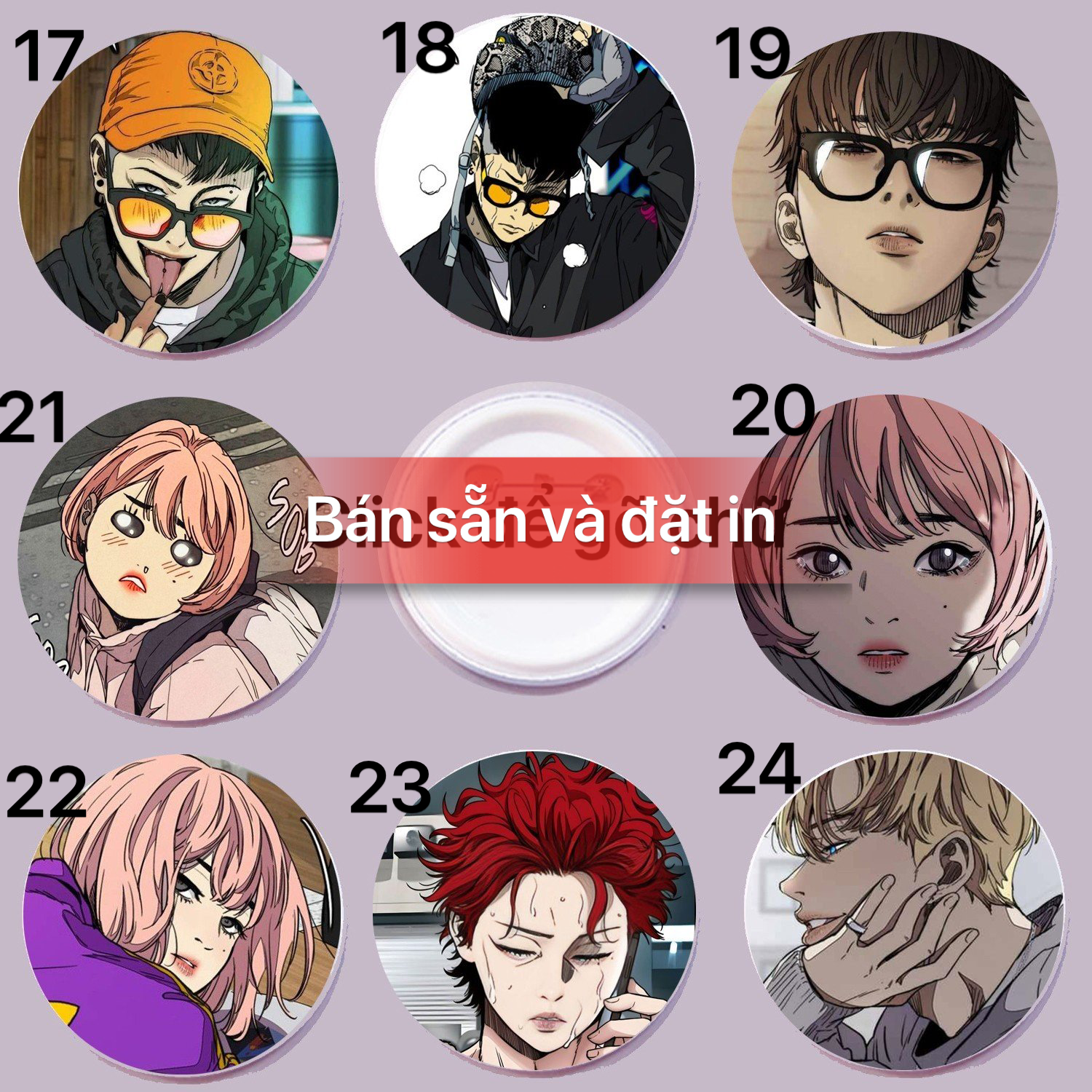 Huy hiệu Owen knight bl 3 cái khác nhau / Huy hiệu hình owen knight