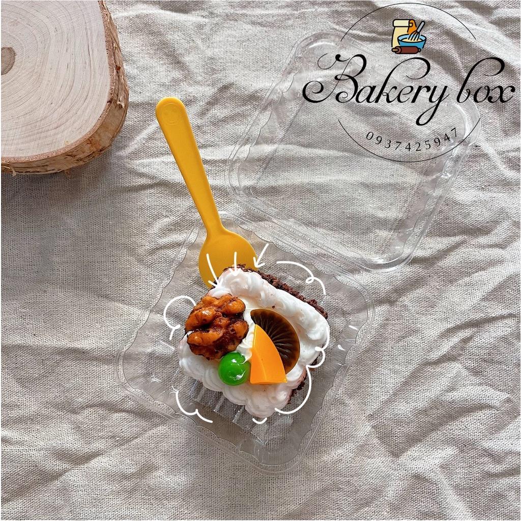 100 Hộp H127 Đựng Bánh Trung Thu 200g - Bông Lan Trứng Muối - Tiramisu - Donut
