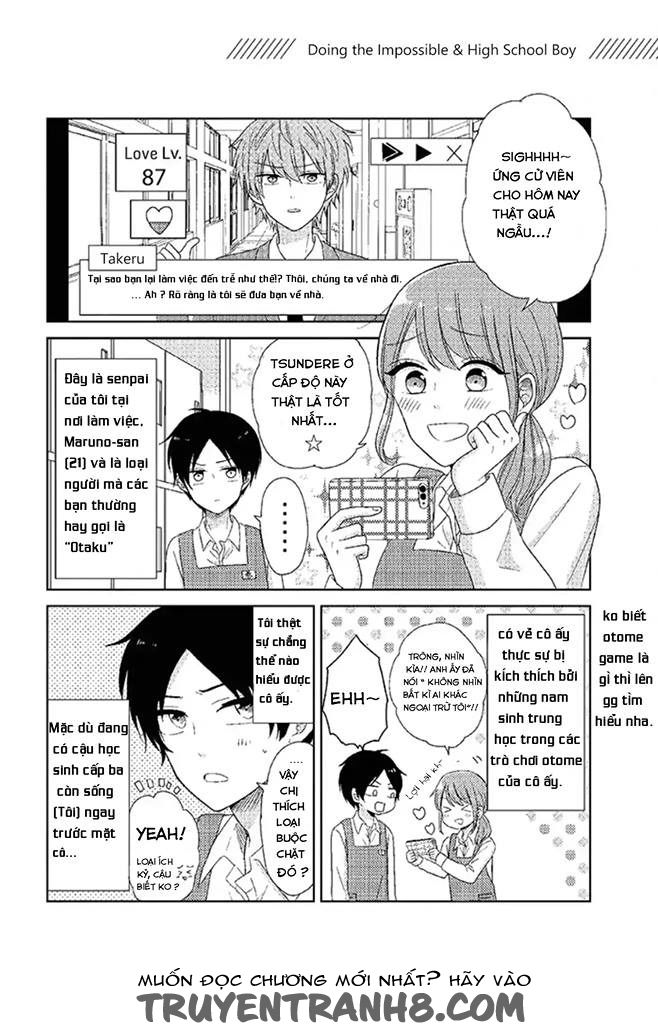 wotaku girl and high school boy chapter 1 1