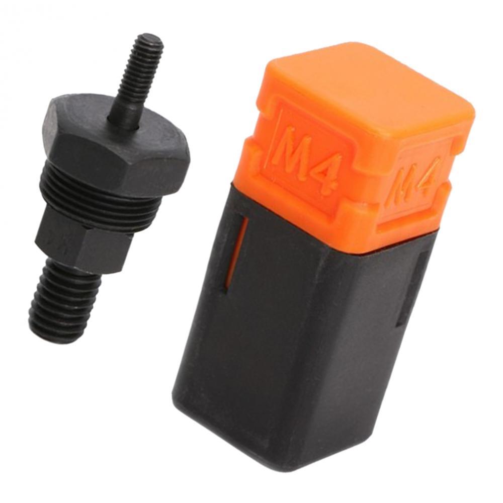 6 Pieces Steel Hand Nut Riveter Gun M4-M6 Nut Rivet Mandrels Tools Parts