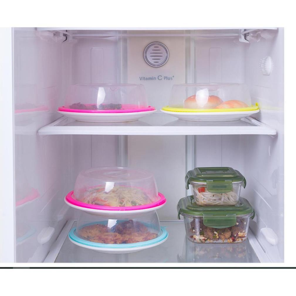 Nắp úp đĩa - Đựng thức ăn để trong tủ lạnh kháng khuẩn, hộp đựng thực phẩm