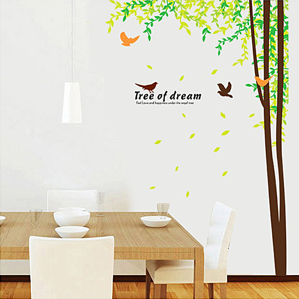 Decal Dán Tường Cây Xanh Binbin PK374