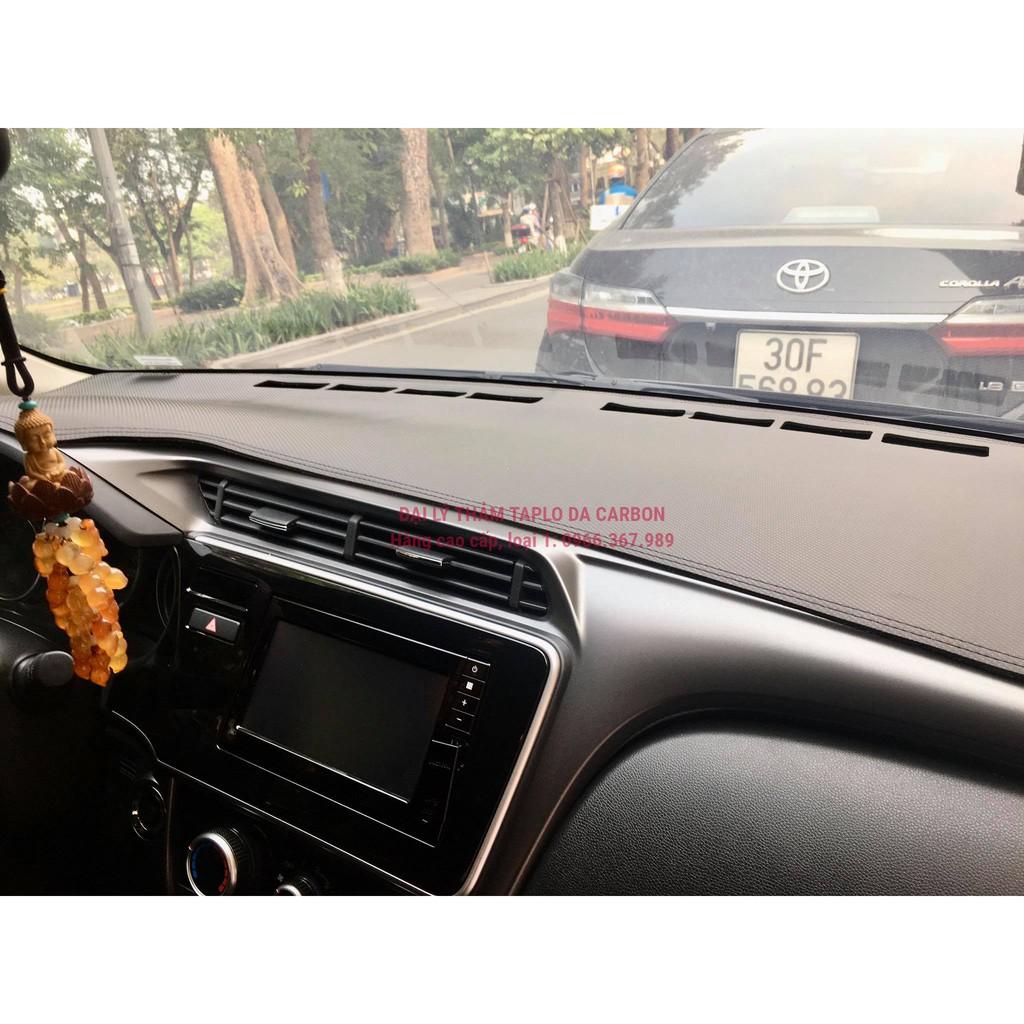 Thảm Taplo Da vân Carbon cao cấp xe KIA Morning