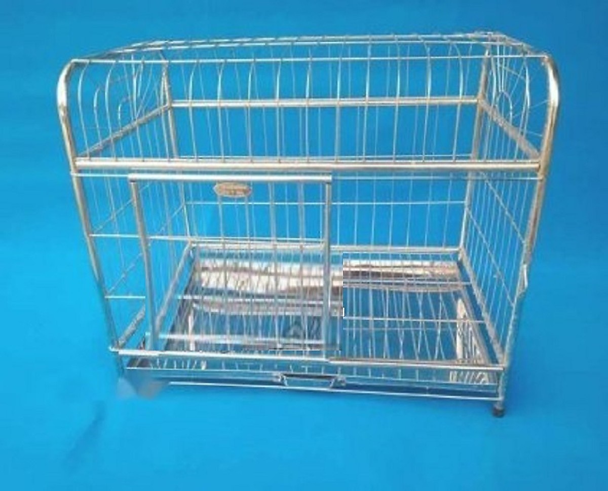 Chuồng chó mèo inox mái vòm và mái vuông