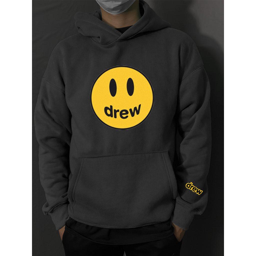 Áo Hoodie DREW Unisex Nam Nữ thu đông Nỉ Ngoại From Rộng