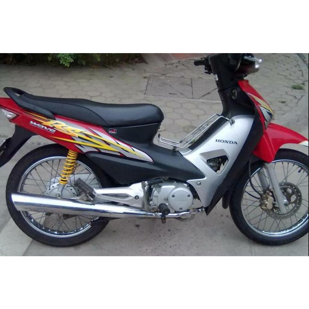 TAY DẮT RS, WAVE A 100CC INOX KHÔNG HÍCH NỐI DÀI - M2 - TIỆN LỢI CHỞ HÀNG, HÀNG ỐNG 19 LY DÀY, SÁNG BÓNG