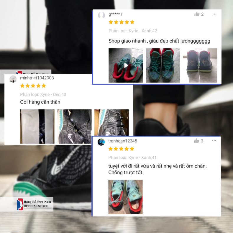 Giày bóng rổ cổ cao siêu Kyri7 - Sneaker bóng rổ