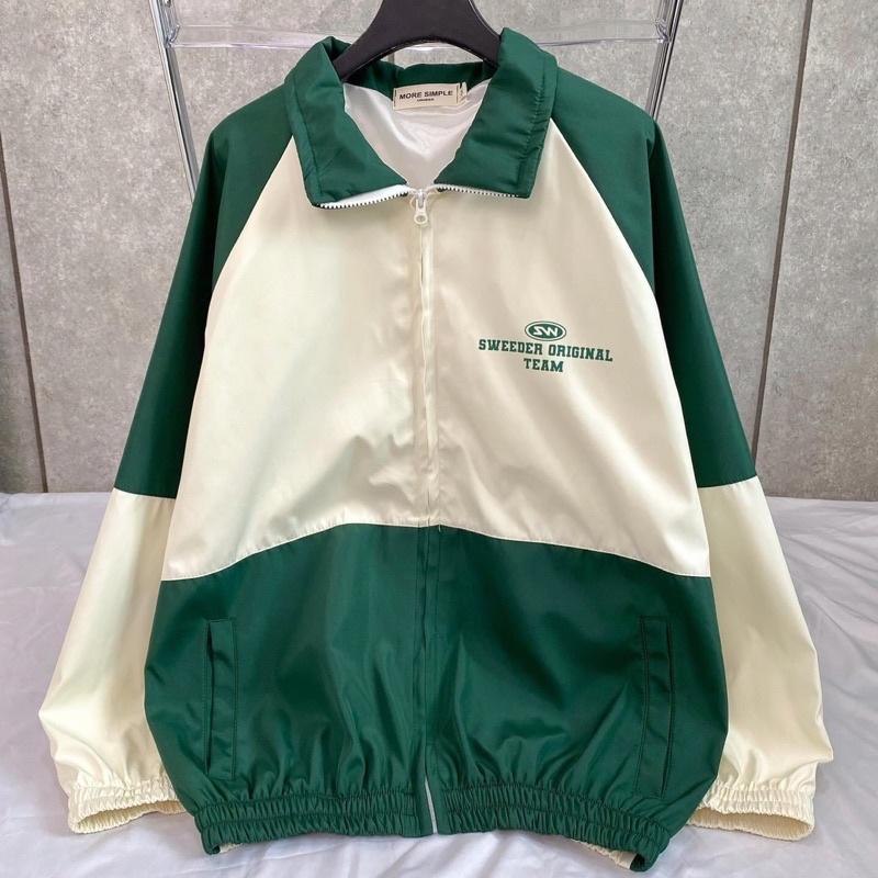 Áo Khoác Jacket Dù TEA Dài Tay Oversize Form Rộng Hai Lớp Cao Cấp Unisex, Áo khoác dù nữ nam SW TEAM bomber, Áo khoác gió Jacket 2 lớp