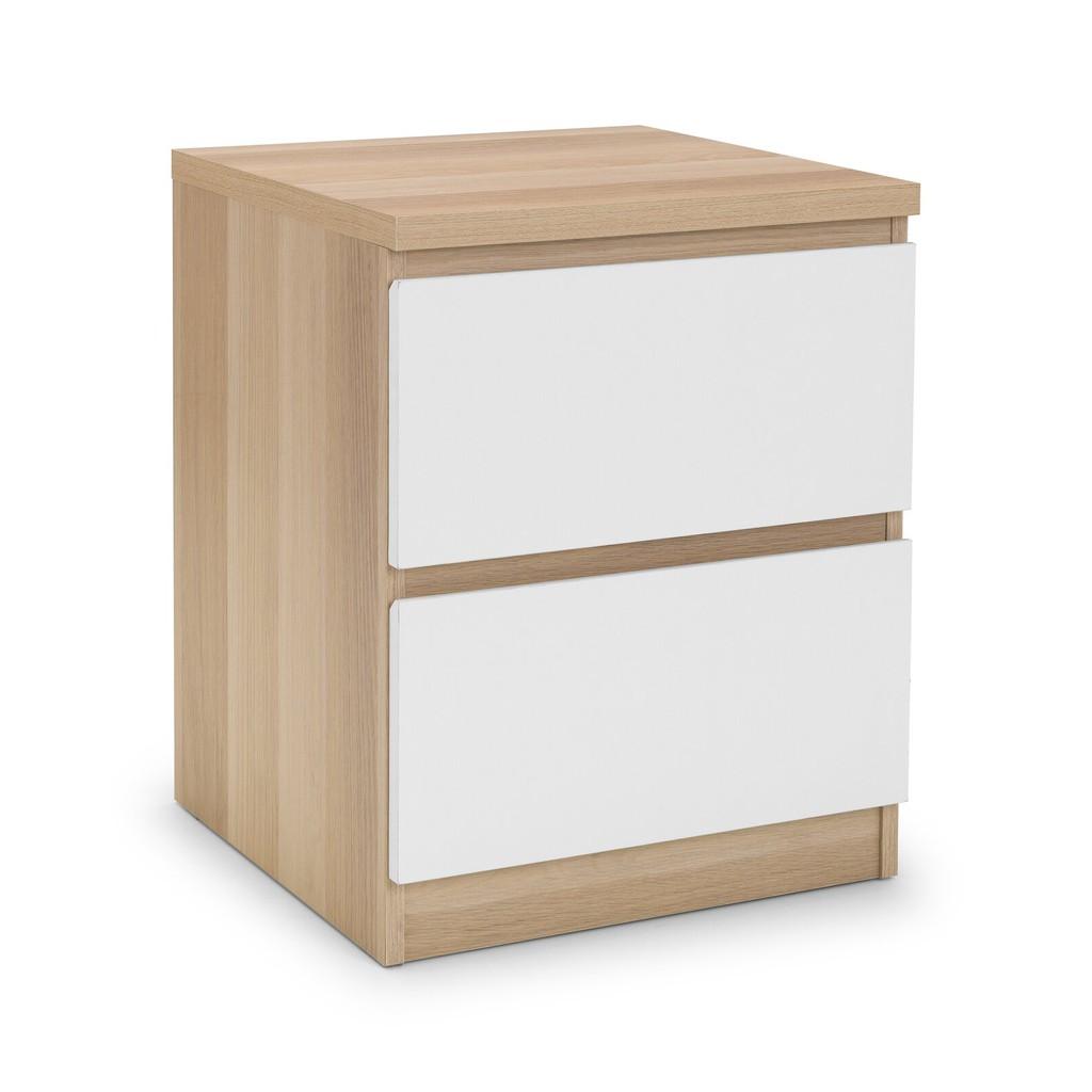 Tủ Đầu Giường SOHO-ARI 2 Ngăn Kéo / R45cm x D45cm x C57cm / Kệ Đầu Giường / Có Kèm Giấy Hướng Dẫn Lắp Ráp
