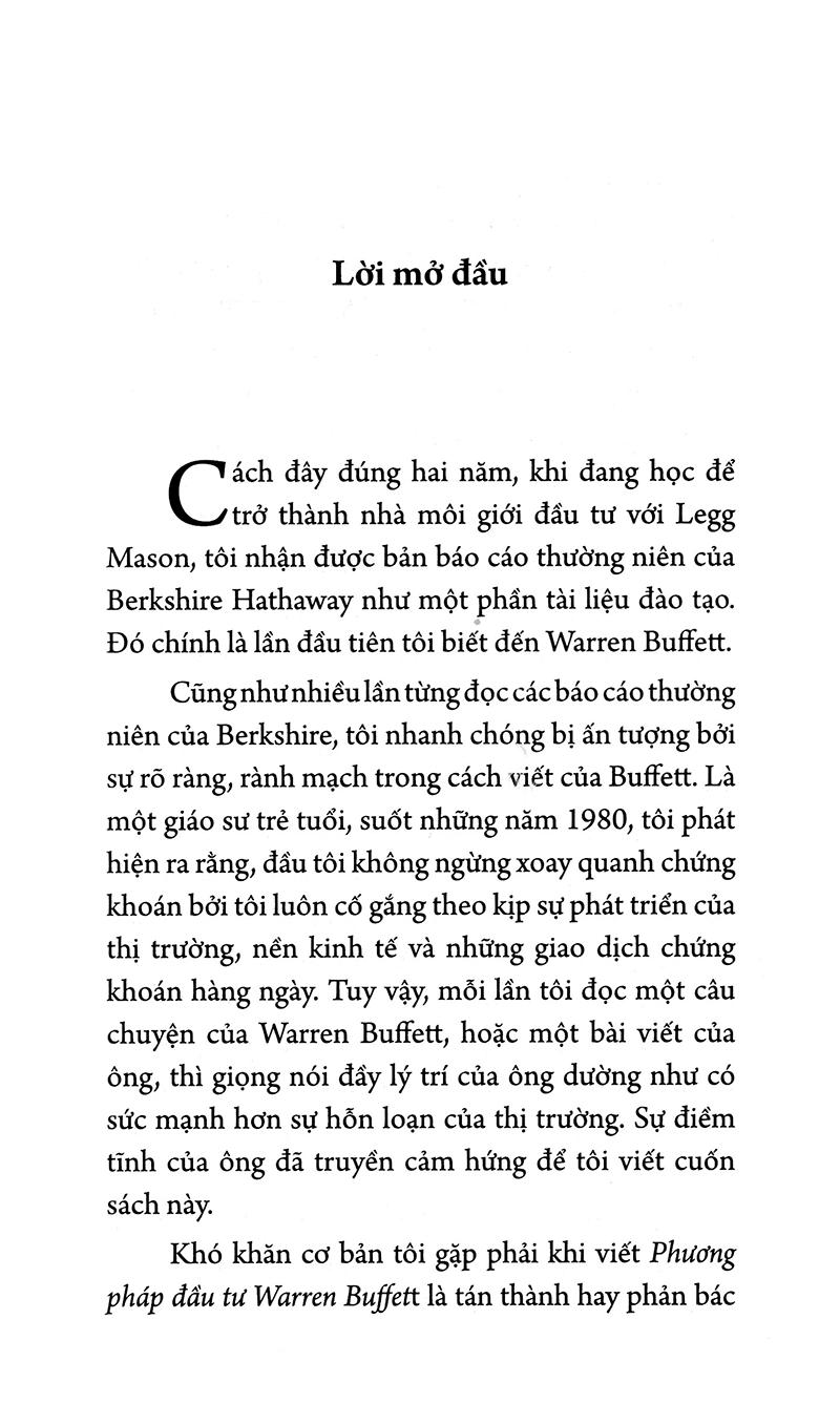 Phương Pháp Đầu Tư Warren Buffett (Tái Bản)