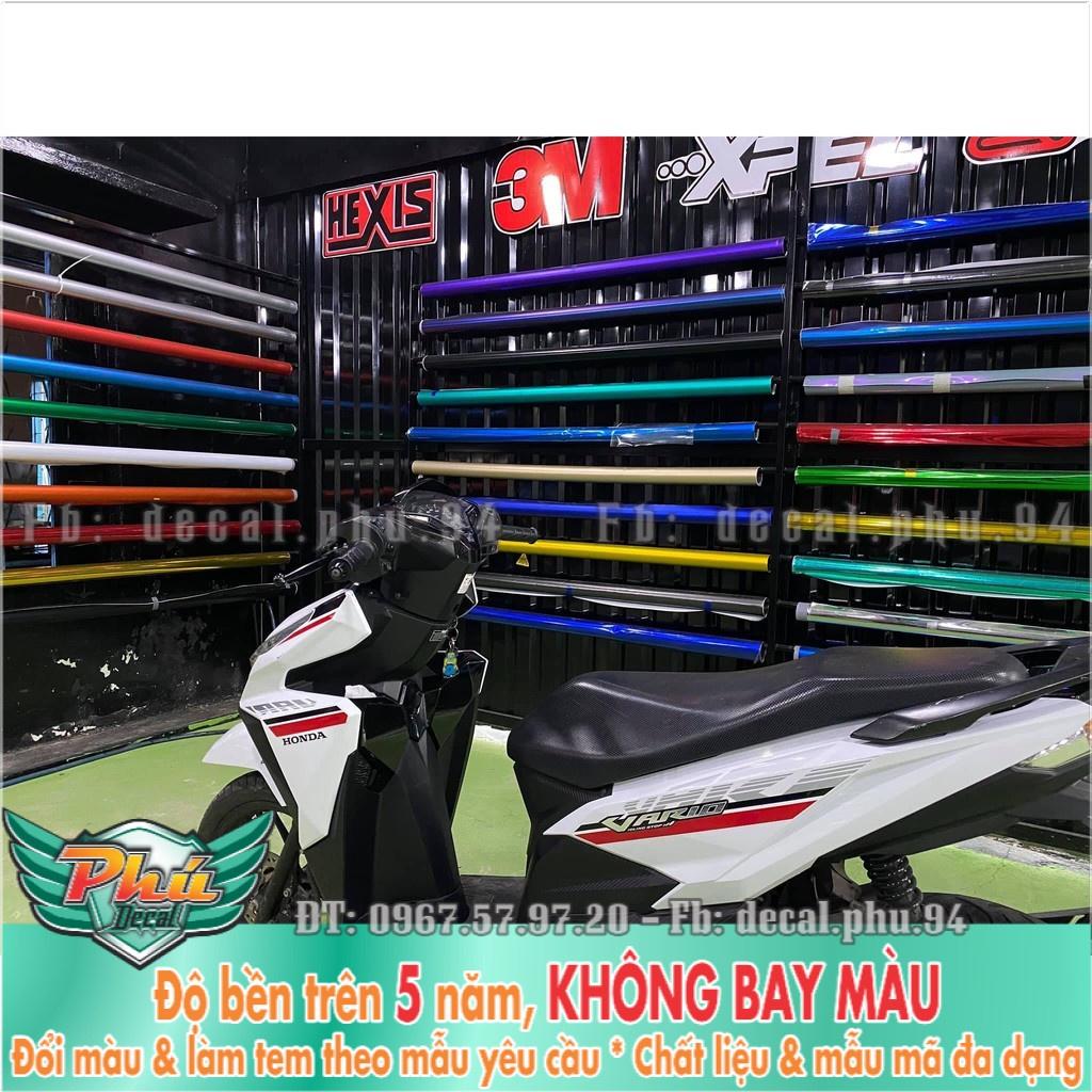 Tem rời Vario Chỉ đỏ đen