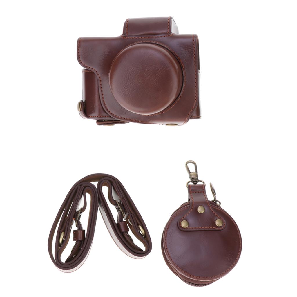 PU Leather Camera Case Protective Cover for  G1 X Mark III