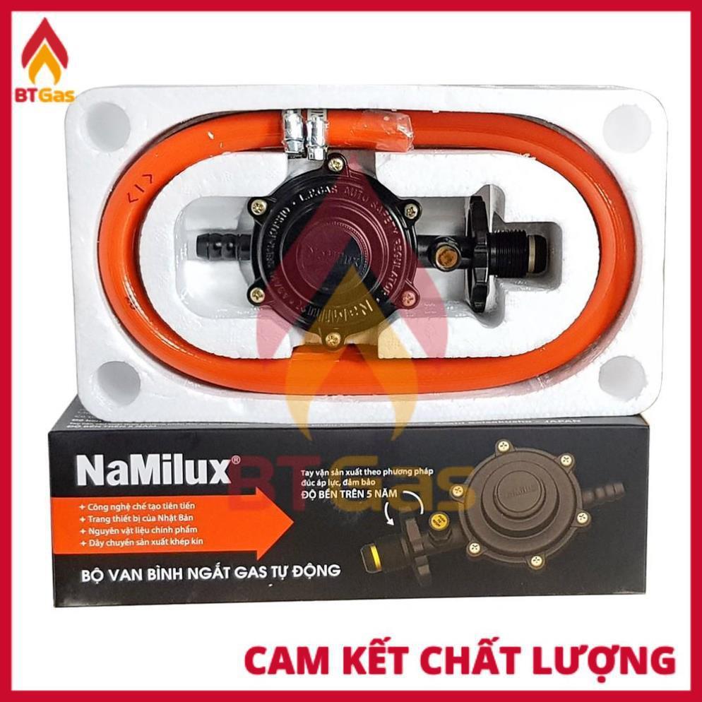 Bộ Van Ga Namilux NA-345S - Van Ga Ngắt Ga Tự Động + Dây Dẫn Gas - Hàng chính hãng