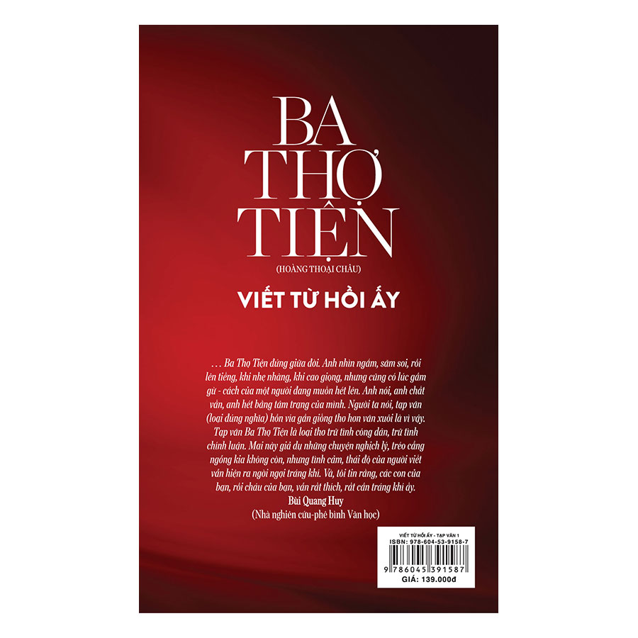 Ba Thợ Tiện - Viết Từ Hồi Ấy (Tập 1)