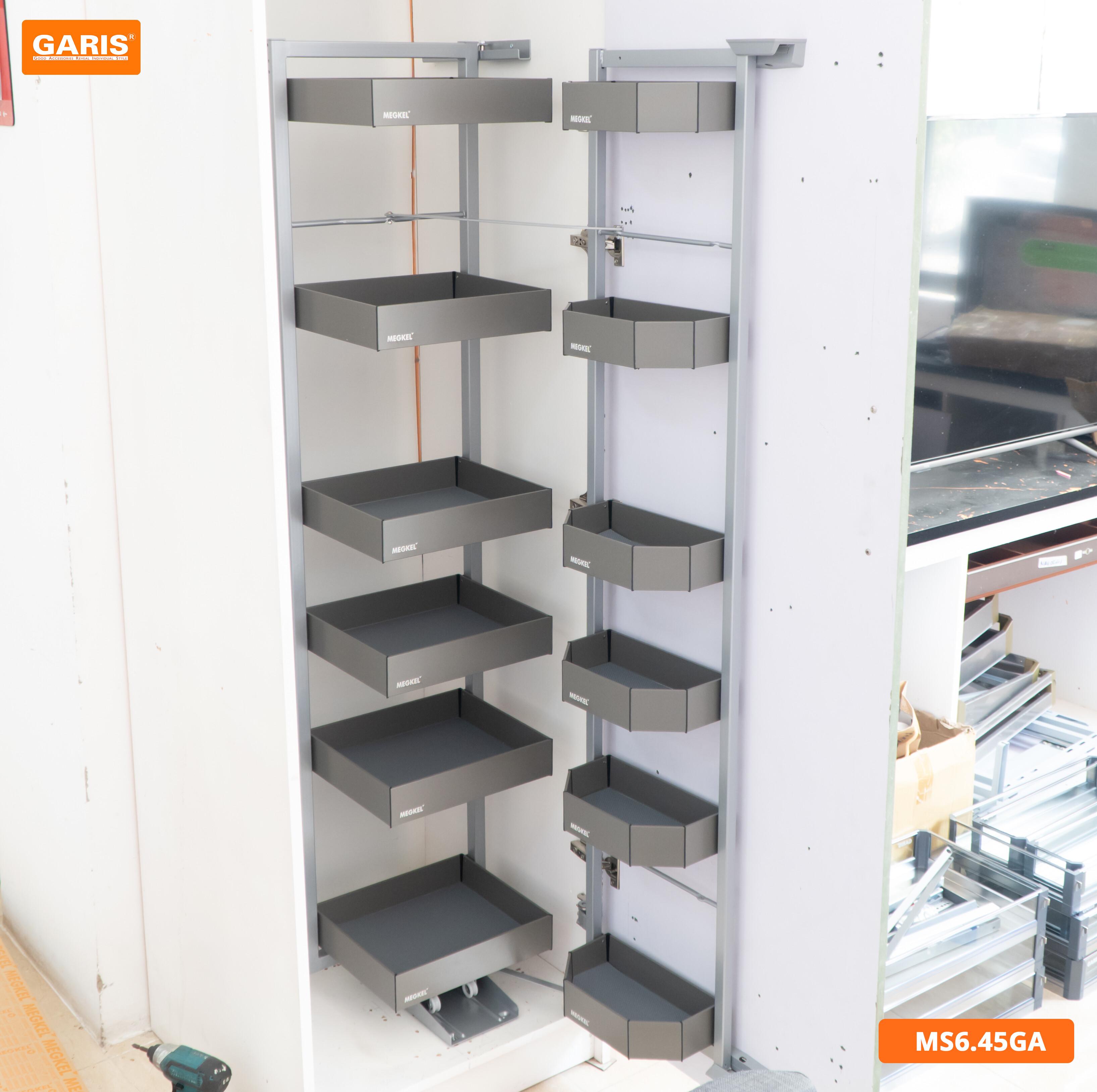 Tủ đồ khô 6 tầng, khay nhôm Garis MS6.45GA
