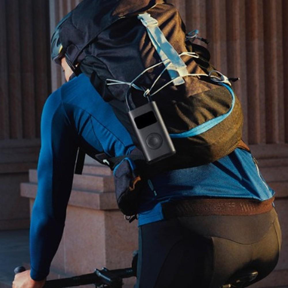 Xiaomi Mijia Máy Bơm Hơi 1S Mini Cầm Tay Thông Minh Phát Hiện Áp Suất Lốp Kỹ Thuật Số Cho Xe Đạp Xe Máy Bóng Đá