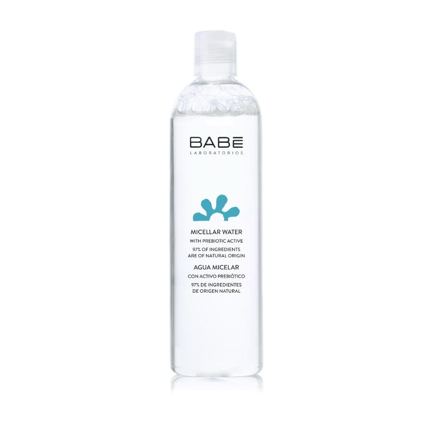 Nước tẩy trang làm sạch cho da nhạy cảm Babe Essentials Prebiotic Micellar Water 250ml