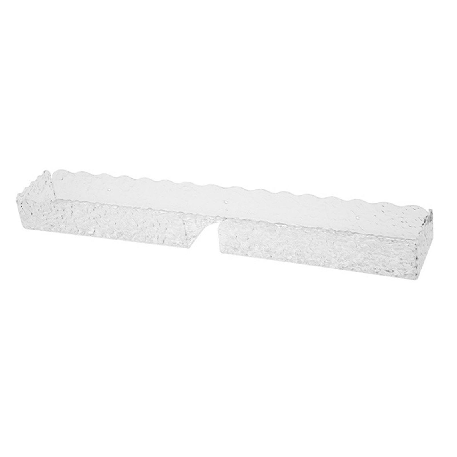 Shower Rack RV Dorm Living Shampoo Cosmetic Holder Acrylic Shower Shelf