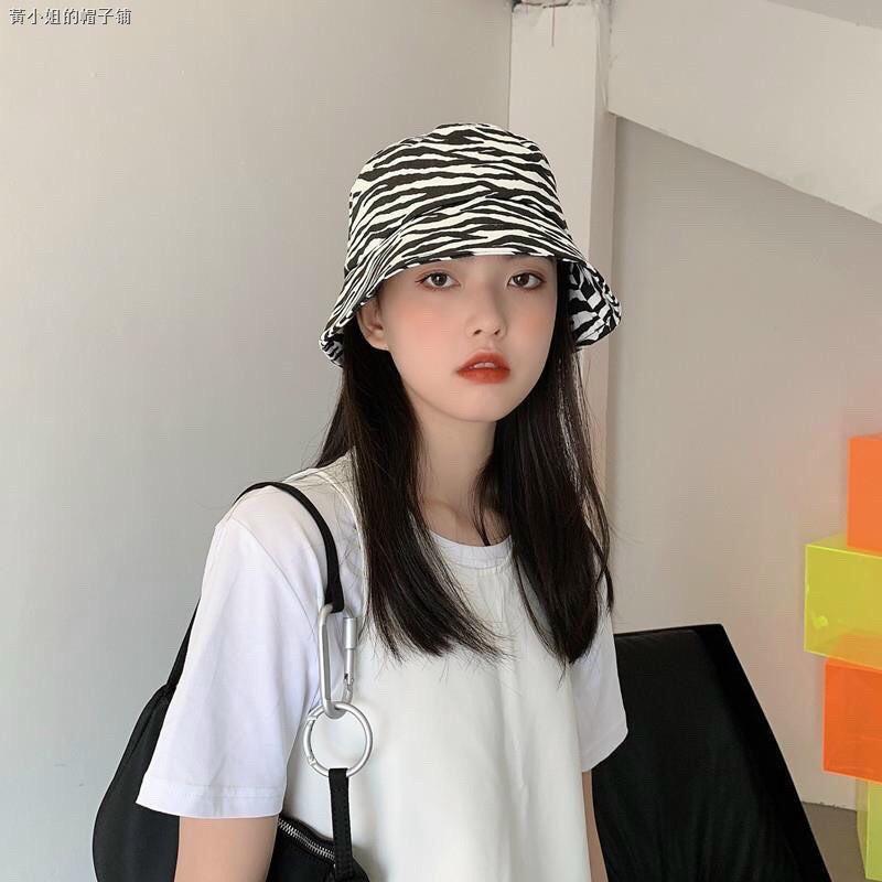 Nón bucket vành tròn phong cách ulzzang loang bò sữa ngựa vằn đen trắng GuuZ