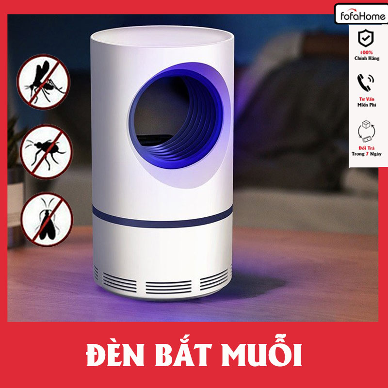 Đèn Bắt Muỗi Ruồi Diệt Côn Trùng Thông Minh Công Nghệ Đèn LED Cắm Dây USB Độ Ồn Thấp Sử Dụng Trong Nhà