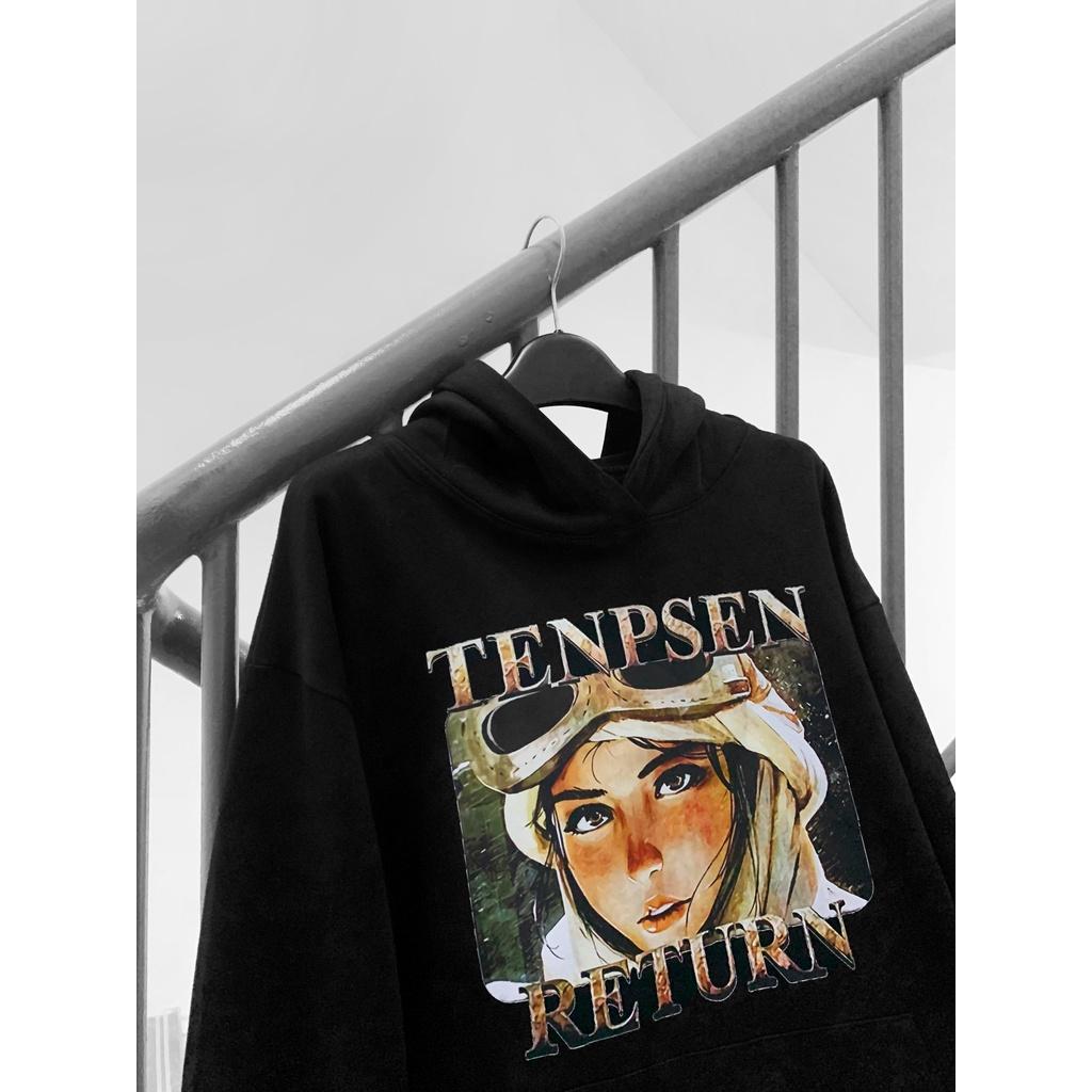 Áo Hoodie JL Oversize Return, JACKLANE, Áo nỉ chui đầu Unisex Jack Lane