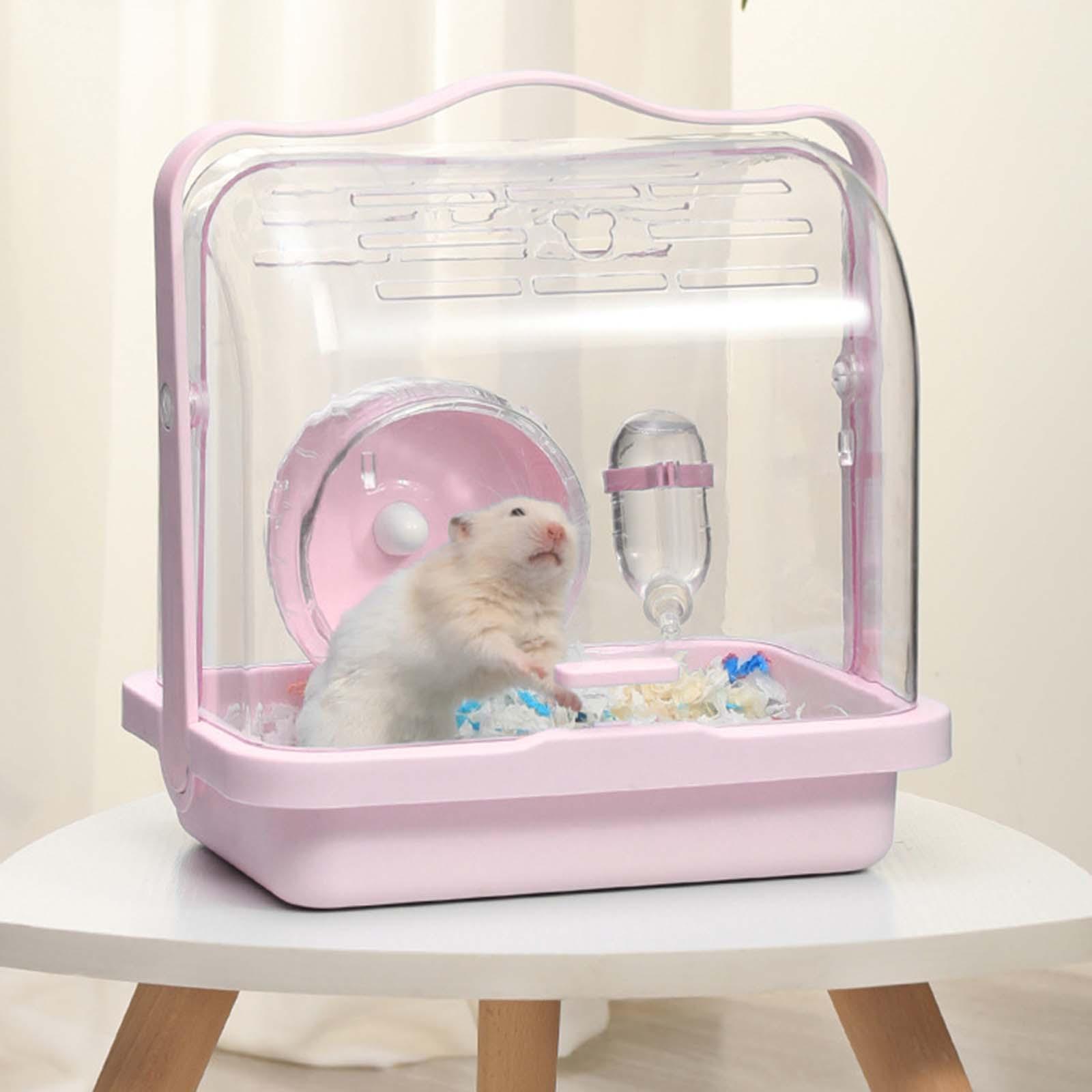 Hamster Carrier Cage Hamster Cage Travel Carrier Pet Cage for Hedgehog