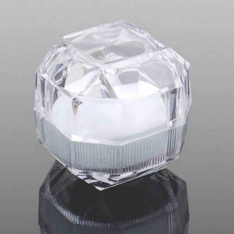 Hộp đựng trưng bày nhẫn bằng acrylic trong suốt,hộp đựng răng