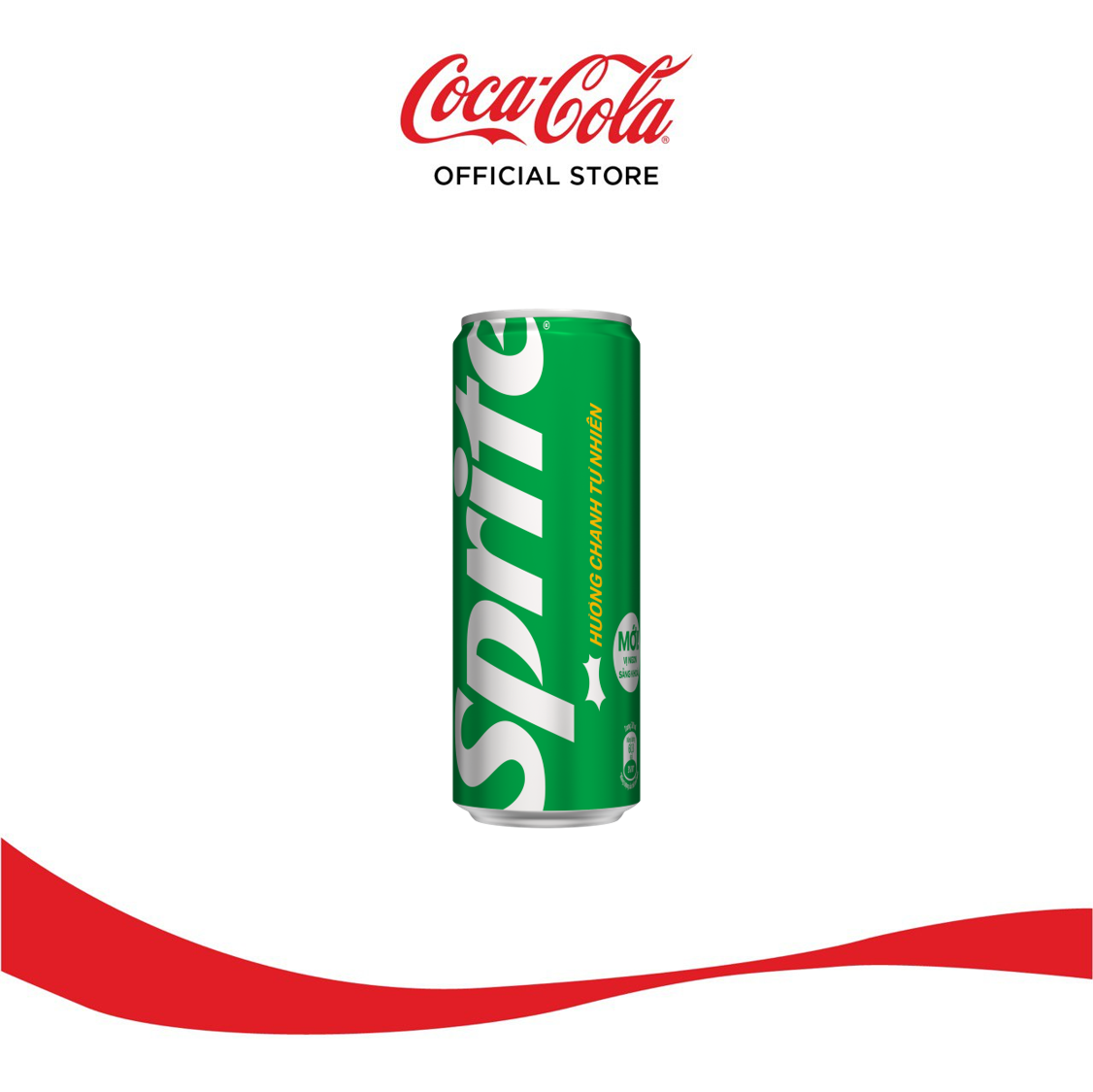 Lốc 24 Lon Nước Giải Khát Có Gas Sprite Vị Chanh 320ml/Lon Coca-Cola Official Store