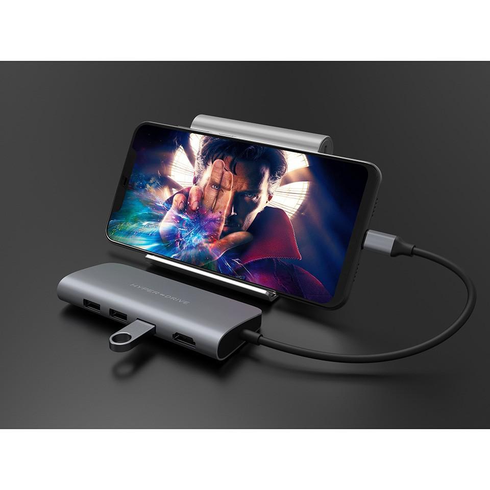 Cổng chuyển HyperDrive Power 9-in-1 USB-C Hub cho iPhone, Macbook, Ultrabook, USB-C Devices - HD30F -  Hàng Chính Hãng